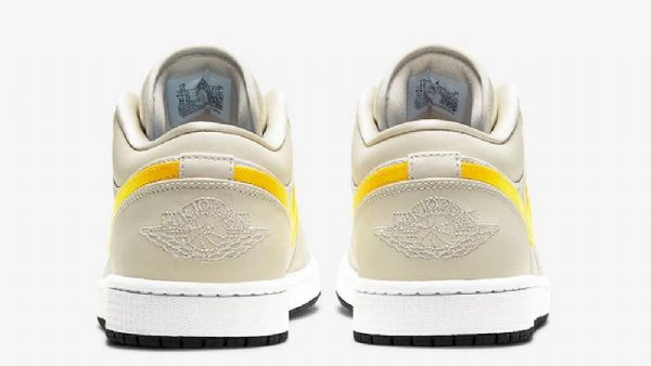Nike Air Jordan 1 Low Tops Tropical Orewood Sko Til Mænd Khaki