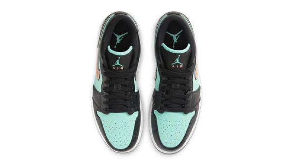 Nike Air Jordan 1 Low Tops Tropical Twist Sko Til Mænd Sort