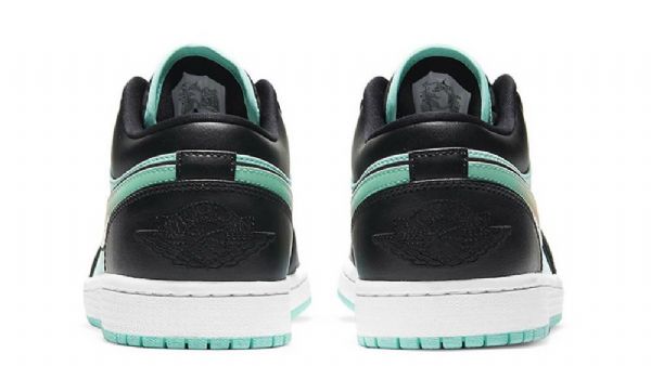 Nike Air Jordan 1 Low Tops Tropical Twist Sko Til Mænd Sort