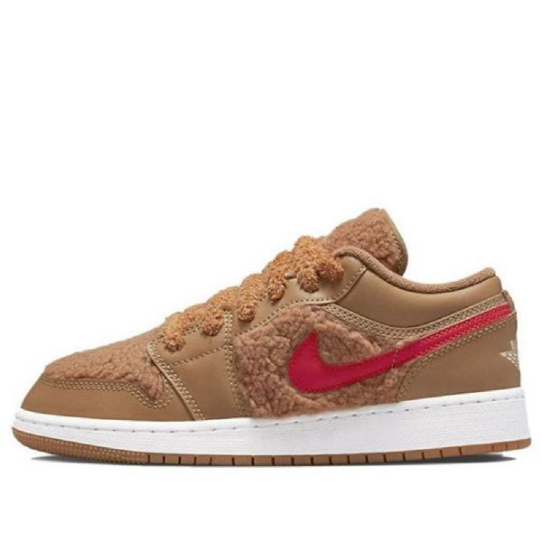Nike Air Jordan 1 Low Tops Utility Gs Basketball Sko Til Mænd Brun