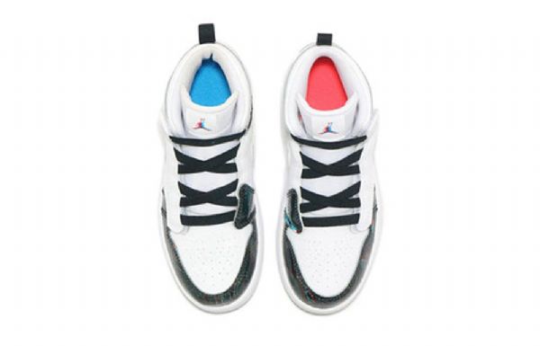 Nike Air Jordan 1 Mid Tops All Se Ps Retro Basketball Sko Til Mænd Hvid Sort