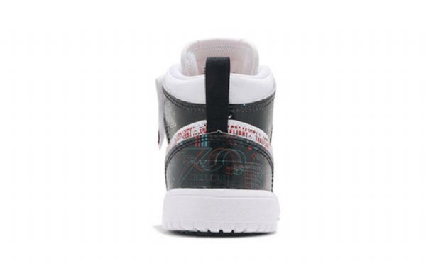 Nike Air Jordan 1 Mid Tops All Se Ps Retro Basketball Sko Til Mænd Hvid Sort