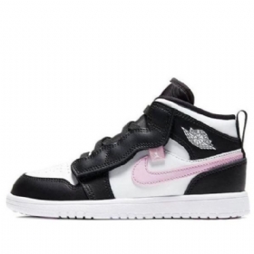 Nike Air Jordan 1 Mid Tops Alt Ps Retro Basketball Sko Til Mænd Hvid Lys Lyserød
