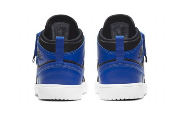 Nike Air Jordan 1 Mid Tops Alt Ps Retro Basketball Sko Til Mænd Sort Blå