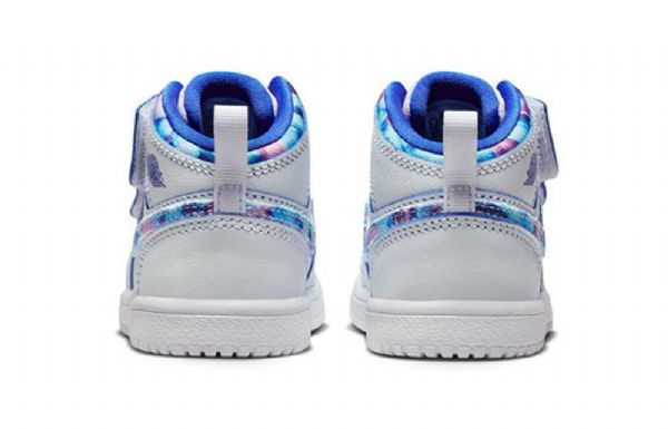 Nike Air Jordan 1 Mid Tops Alt Se Gc Td Sko Til Børn Hvid Blå