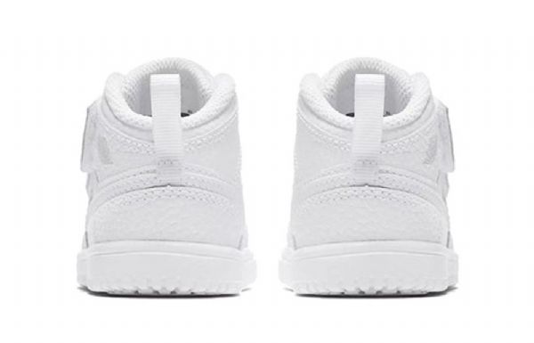 Nike Air Jordan 1 Mid Tops Alt Td Legacy Retro Basketball Sko Til Børn Hvid