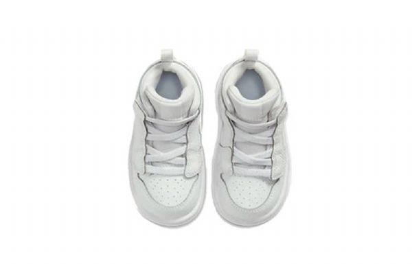 Nike Air Jordan 1 Mid Tops Alt Td Sko Til Børn Hvid