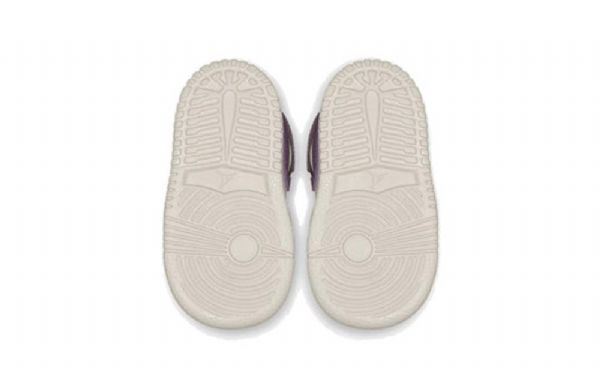 Nike Air Jordan 1 Mid Tops Alt Td Sko Til Børn Lilla