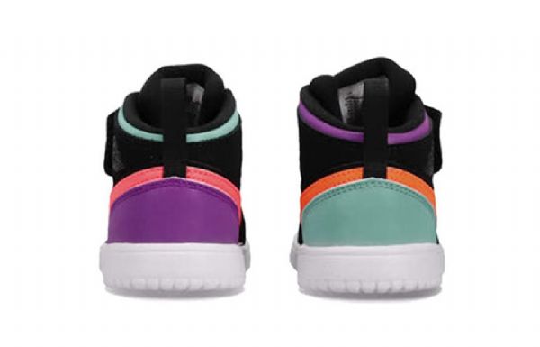 Nike Air Jordan 1 Mid Tops Alt Td Sko Til Børn Sort