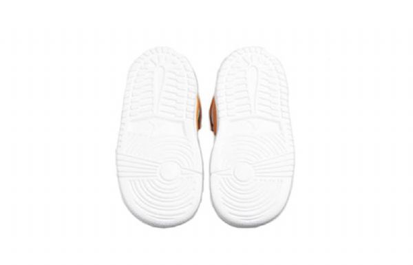 Nike Air Jordan 1 Mid Tops Alt Td Sko Til Børn Sort Orange