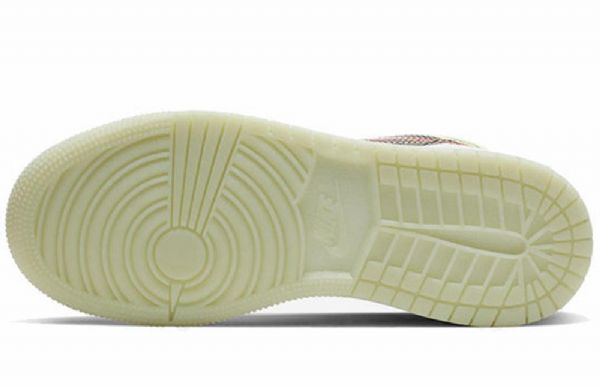 Nike Air Jordan 1 Mid Tops Basketball Sko Til Mænd Sort Grøn Rød
