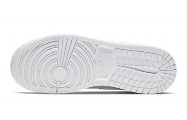Nike Air Jordan 1 Mid Tops Bg Retro Basketball Sko Til Mænd Hvid