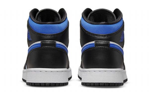 Nike Air Jordan 1 Mid Tops Gs Basketball Sko Til Mænd Blå