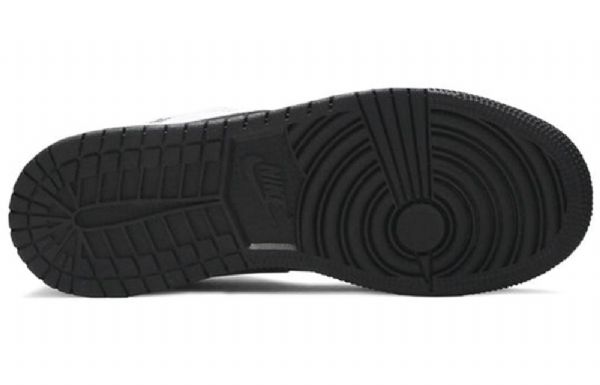 Nike Air Jordan 1 Mid Tops Gs Basketball Sko Til Mænd Hvid