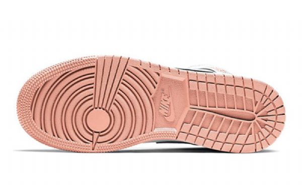 Nike Air Jordan 1 Mid Tops Gs Basketball Sko Til Mænd Hvid Orange