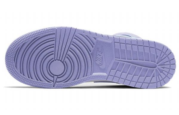 Nike Air Jordan 1 Mid Tops Gs Basketball Sko Til Mænd Lilla