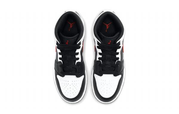 Nike Air Jordan 1 Mid Tops Gs Basketball Sko Til Mænd Rød