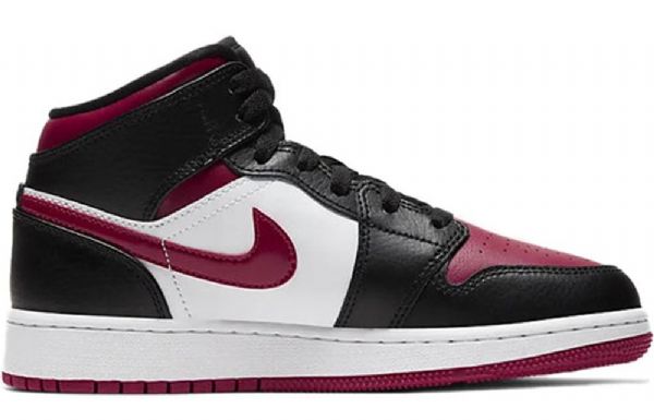 Nike Air Jordan 1 Mid Tops Gs Basketball Sko Til Mænd Rød