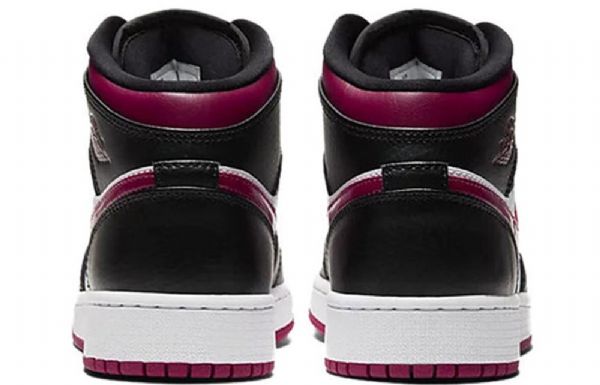 Nike Air Jordan 1 Mid Tops Gs Basketball Sko Til Mænd Rød