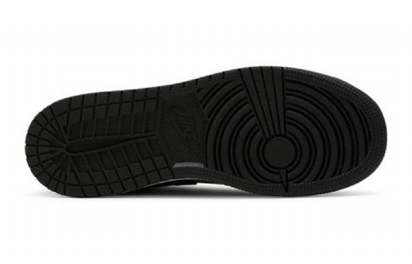 Nike Air Jordan 1 Mid Tops Gs Basketball Sko Til Mænd Sort Grå