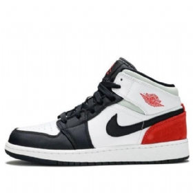 Nike Air Jordan 1 Mid Tops Gs Retro Basketball Sko Til Mænd Rød Mint