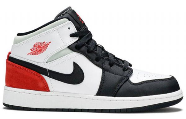 Nike Air Jordan 1 Mid Tops Gs Retro Basketball Sko Til Mænd Rød Mint