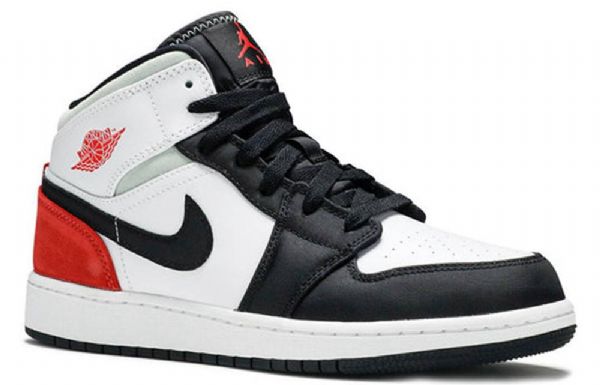 Nike Air Jordan 1 Mid Tops Gs Retro Basketball Sko Til Mænd Rød Mint