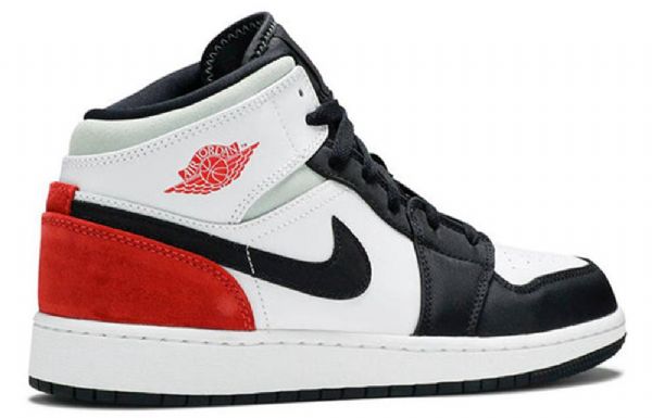 Nike Air Jordan 1 Mid Tops Gs Retro Basketball Sko Til Mænd Rød Mint