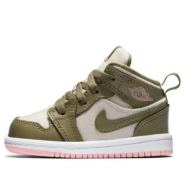 Nike Air Jordan 1 Mid Tops Gt Sko Til Børn Coral