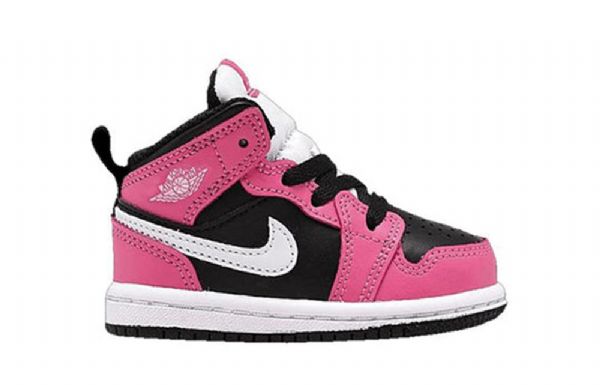 Nike Air Jordan 1 Mid Tops Gt Sko Til Børn Lyserødsicle