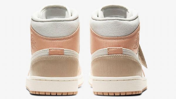 Nike Air Jordan 1 Mid Tops Milan Sko Til Mænd Khaki