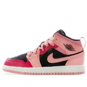 Nike Air Jordan 1 Mid Tops Ps Retro Basketball Sko Til Mænd Coral
