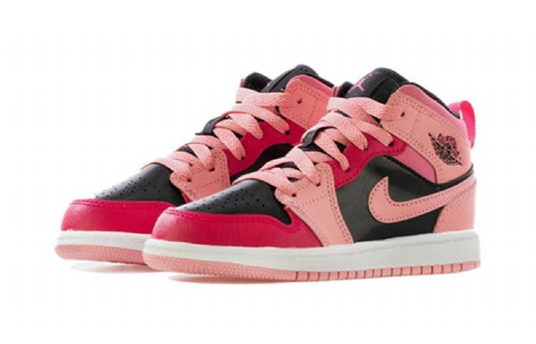 Nike Air Jordan 1 Mid Tops Ps Retro Basketball Sko Til Mænd Coral