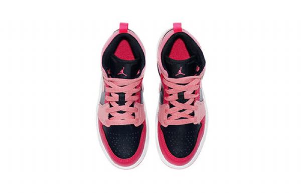 Nike Air Jordan 1 Mid Tops Ps Retro Basketball Sko Til Mænd Coral