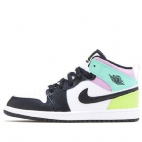 Nike Air Jordan 1 Mid Tops Ps Retro Basketball Sko Til Mænd Flerfarvet