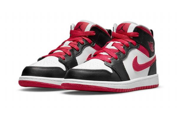Nike Air Jordan 1 Mid Tops Ps Retro Basketball Sko Til Mænd Hvid