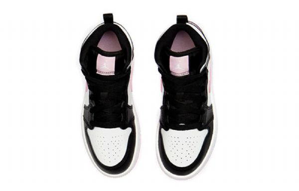 Nike Air Jordan 1 Mid Tops Ps Retro Basketball Sko Til Mænd Hvid Lys Lyserød