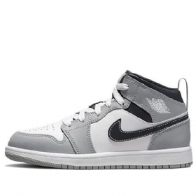 Nike Air Jordan 1 Mid Tops Ps Retro Basketball Sko Til Mænd Lysegrå