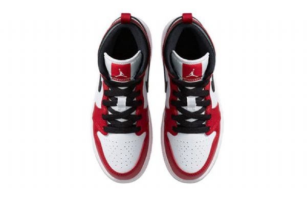 Nike Air Jordan 1 Mid Tops Ps Retro Basketball Sko Til Mænd Rød Hvid