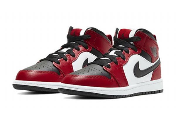 Nike Air Jordan 1 Mid Tops Ps Retro Basketball Sko Til Mænd Sort