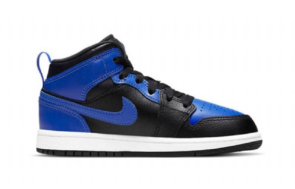 Nike Air Jordan 1 Mid Tops Ps Retro Basketball Sko Til Mænd Sort Blå