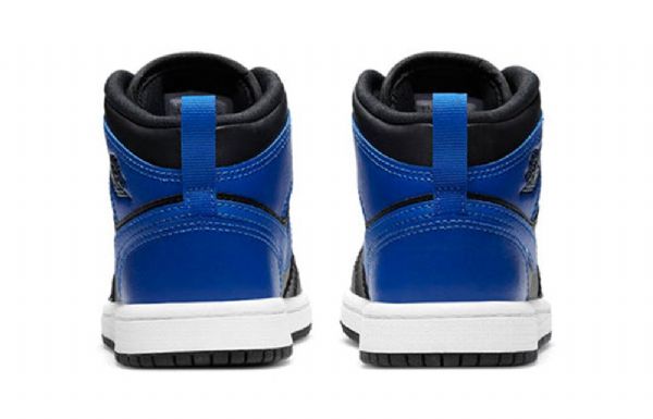 Nike Air Jordan 1 Mid Tops Ps Retro Basketball Sko Til Mænd Sort Blå