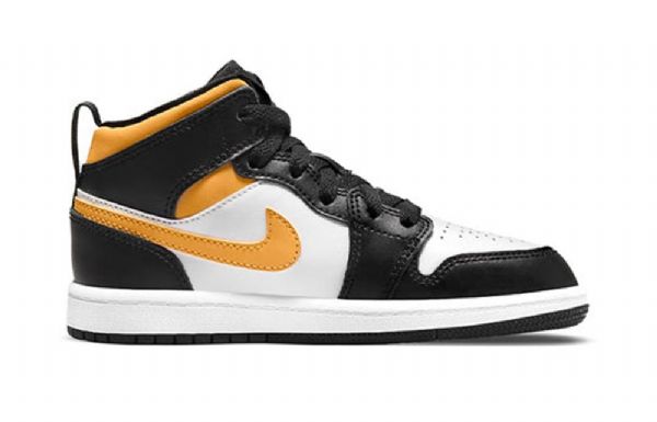 Nike Air Jordan 1 Mid Tops Ps Retro Basketball Sko Til Mænd Sort Guld