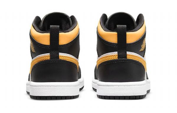 Nike Air Jordan 1 Mid Tops Ps Retro Basketball Sko Til Mænd Sort Guld