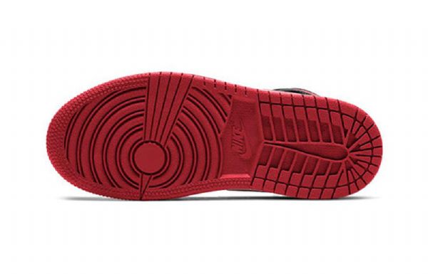 Nike Air Jordan 1 Mid Tops Ps Retro Basketball Sko Til Mænd Sort Rød