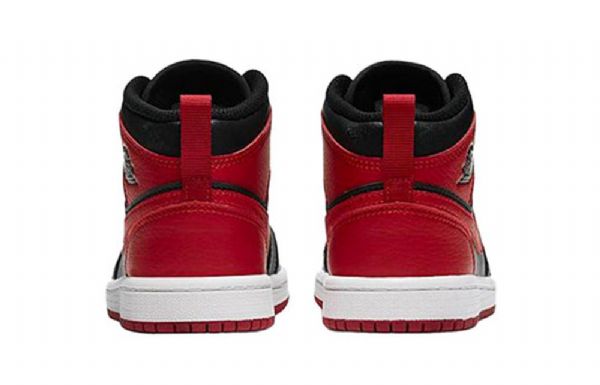 Nike Air Jordan 1 Mid Tops Ps Retro Basketball Sko Til Mænd Sort Rød