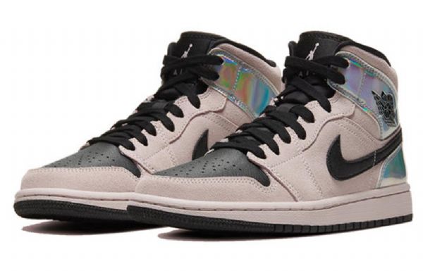 Nike Air Jordan 1 Mid Tops Retro Basketball Sko Til Damer Coral