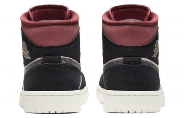 Nike Air Jordan 1 Mid Tops Retro Basketball Sko Til Damer Flerfarvet
