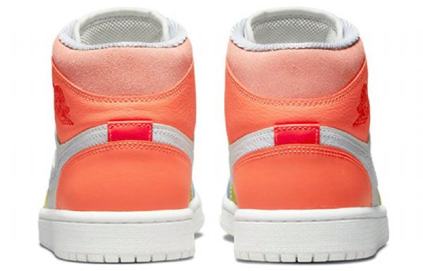 Nike Air Jordan 1 Mid Tops Retro Basketball Sko Til Damer Flerfarvet