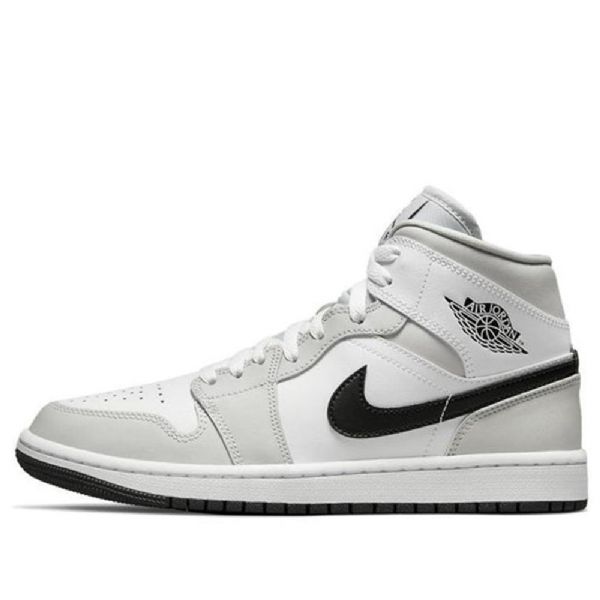 Nike Air Jordan 1 Mid Tops Retro Basketball Sko Til Damer Grå